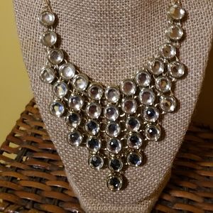 Rhinestone Necklace/ Reversible